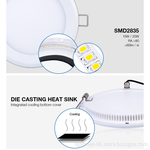 IP44 IP54 IP65 Waterproof LED Ceiling Panel Lights - 4inch, 6inch, 9inch Indoor Recessed Downlights